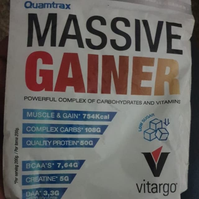 Quamtrax mass gainer sachet